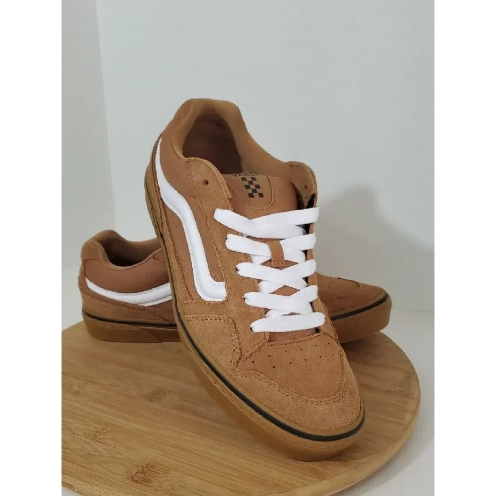 Vans Caldron Men's Suede Casual Sneakers Chipmunk Brown Size 11 NIB